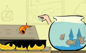 بازی فلش نجات ماهیان گلدفیش (save the goldfish)